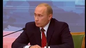 31 января 2006 года. Большая пресс-конференция президента РФ Владимира Путина в Кремле.