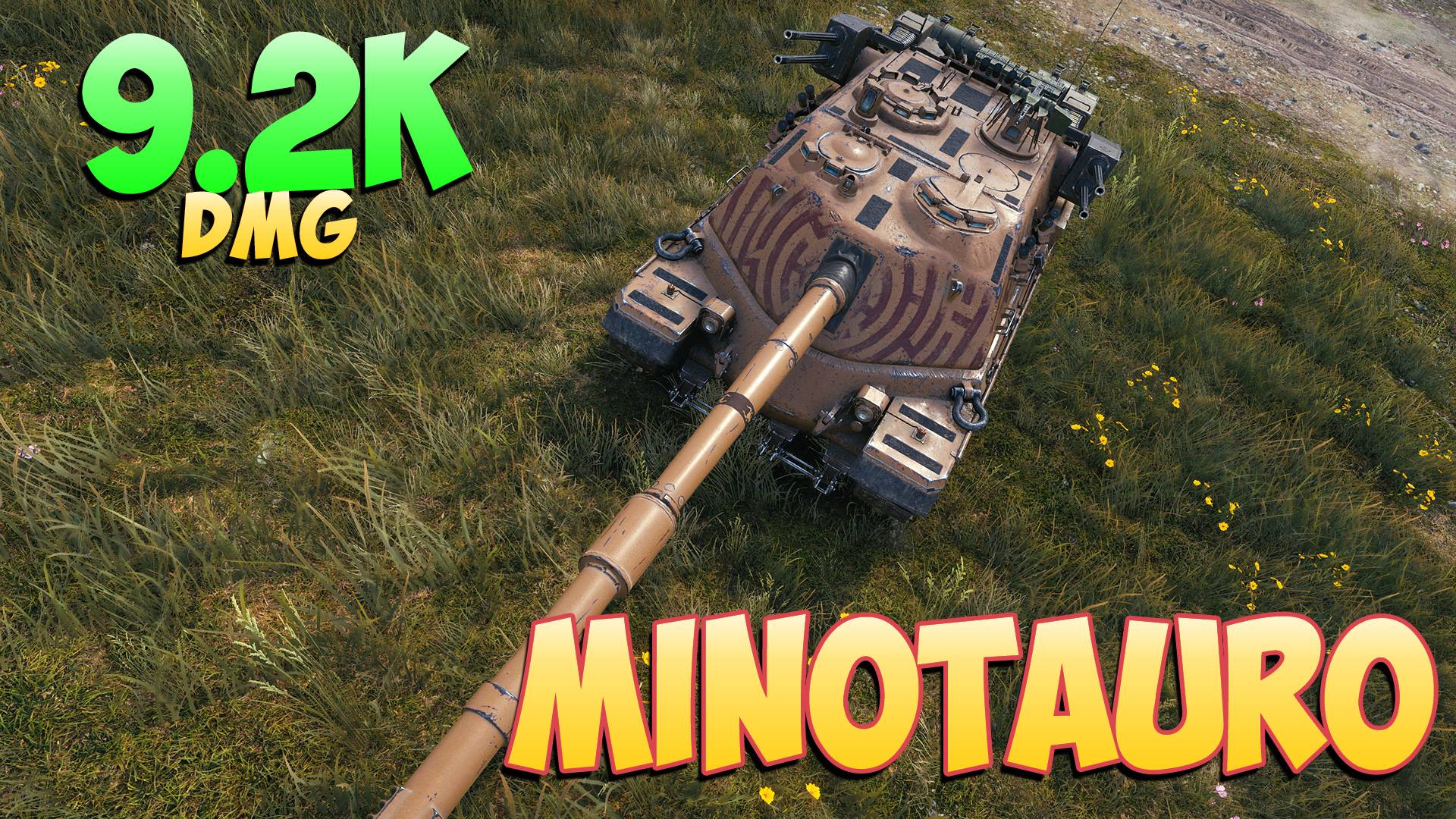 Minotauro - 3 Фрагов 9.2K Урона - Уверенная победа! - Мир Танков