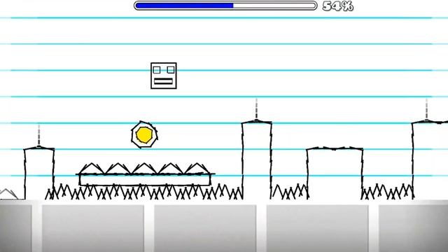 Нарисованный Polargeist + PAINT = PAINTGEIST Geometry Dash смотреть онлайн