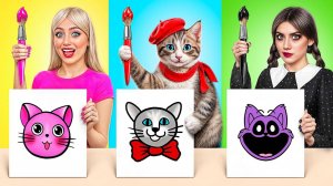 Кто Лучше Нарисует Предмет, Получит Его с Котиком