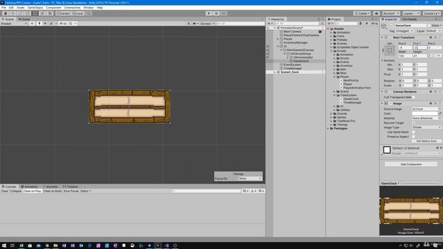 35 - Display Game Clock Ui - Unity 2D Game Developer Course Farming Rpg смотреть онлайн