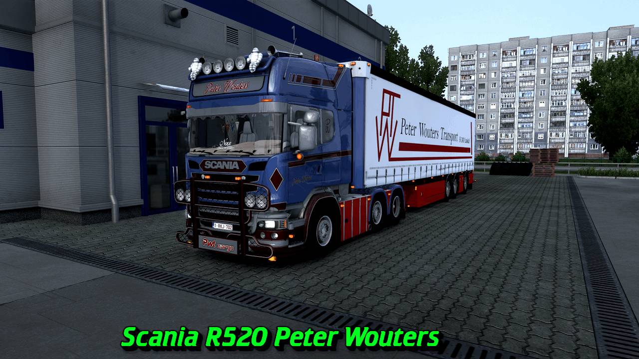 Euro Truck Simulator 2 /1.54 | на руле pxn v10 | Scania R520 Peter Wouters смотреть онлайн
