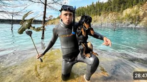 24-Часа! На подводной охоте!  Ловля Раков и Окуня.