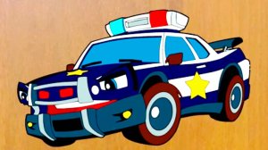 Мультики про машинки для детей - Развивающие мультфильмы для малышей - Полицейская машина