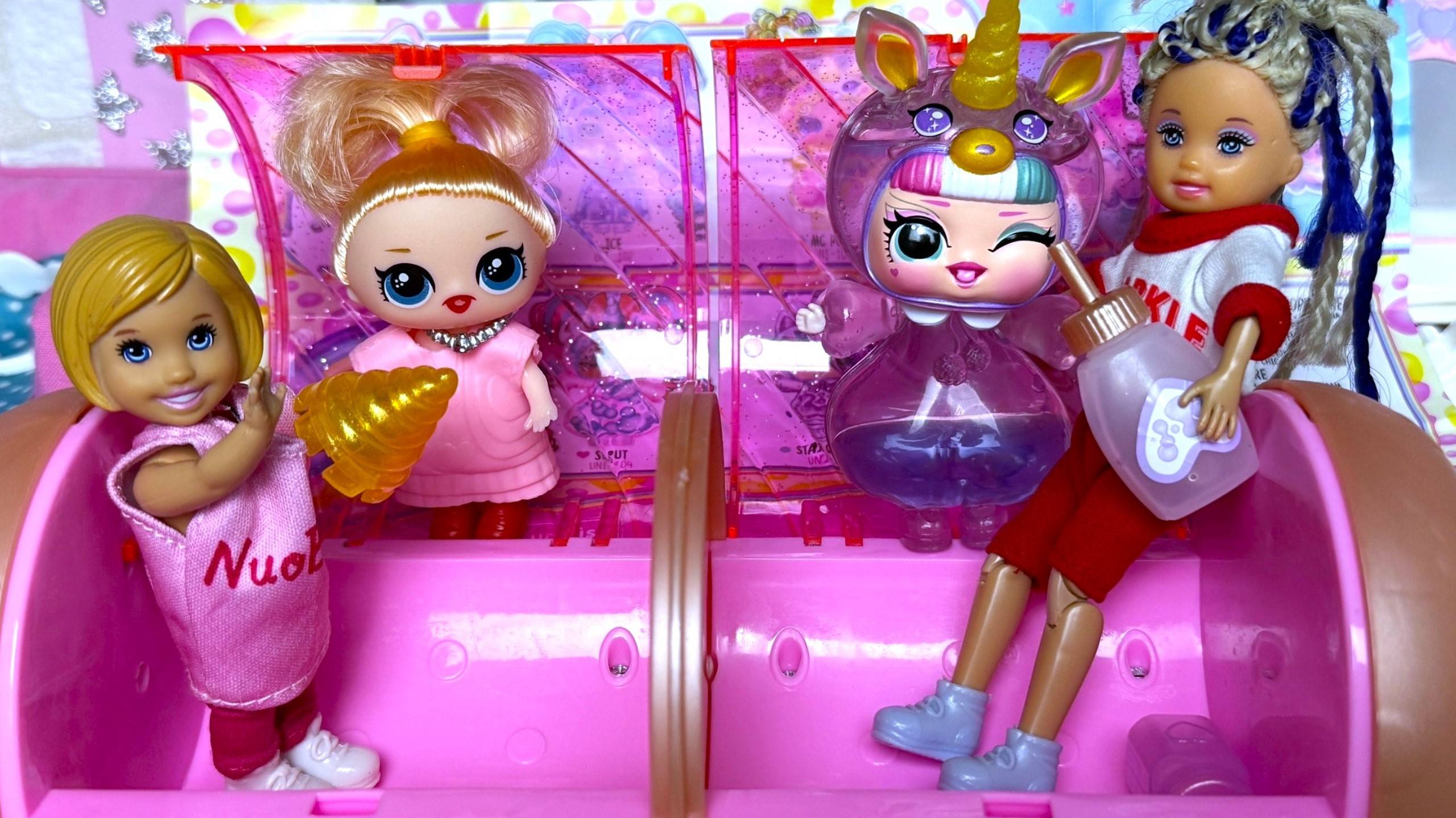 НАС НАДУЛИ😈😲🎈 Странные куклы ЛОЛ сюрприз! Веселая семейка куклы Барби ДаринелкаТВ смотреть онлайн