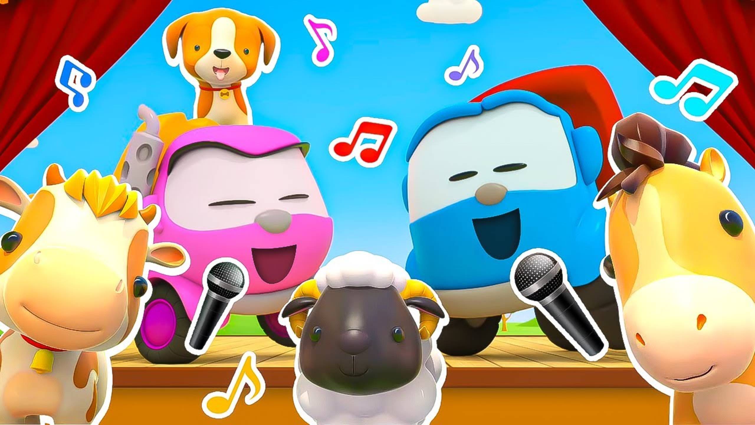 Грузовичок Лева танцует ЛЕВИ ЛУ! Поем веселые детские песенки смотреть онлайн