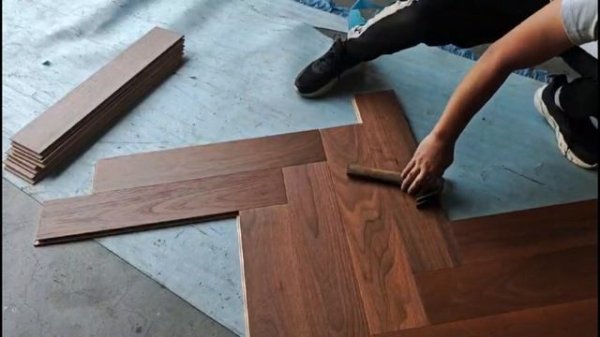 Как уложить ламинат, подробная инструкция монтажа ламината «елочка» своими руками