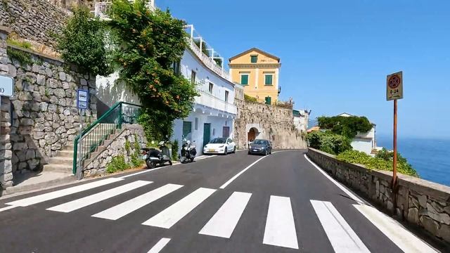 Amalfi Coast 4K Drive - Positano To Amalfi- World Driving Tours