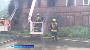 Серия крупных пожаров произошла в Вологодской области за минувшие сутки