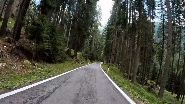Видео для велотренажёра - Fat Burning Indoor Cycling Workout Alps South Tyrol Italy 4K