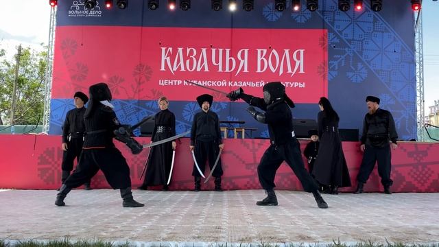 Фехтование на фестивале Быть казаком 2025
