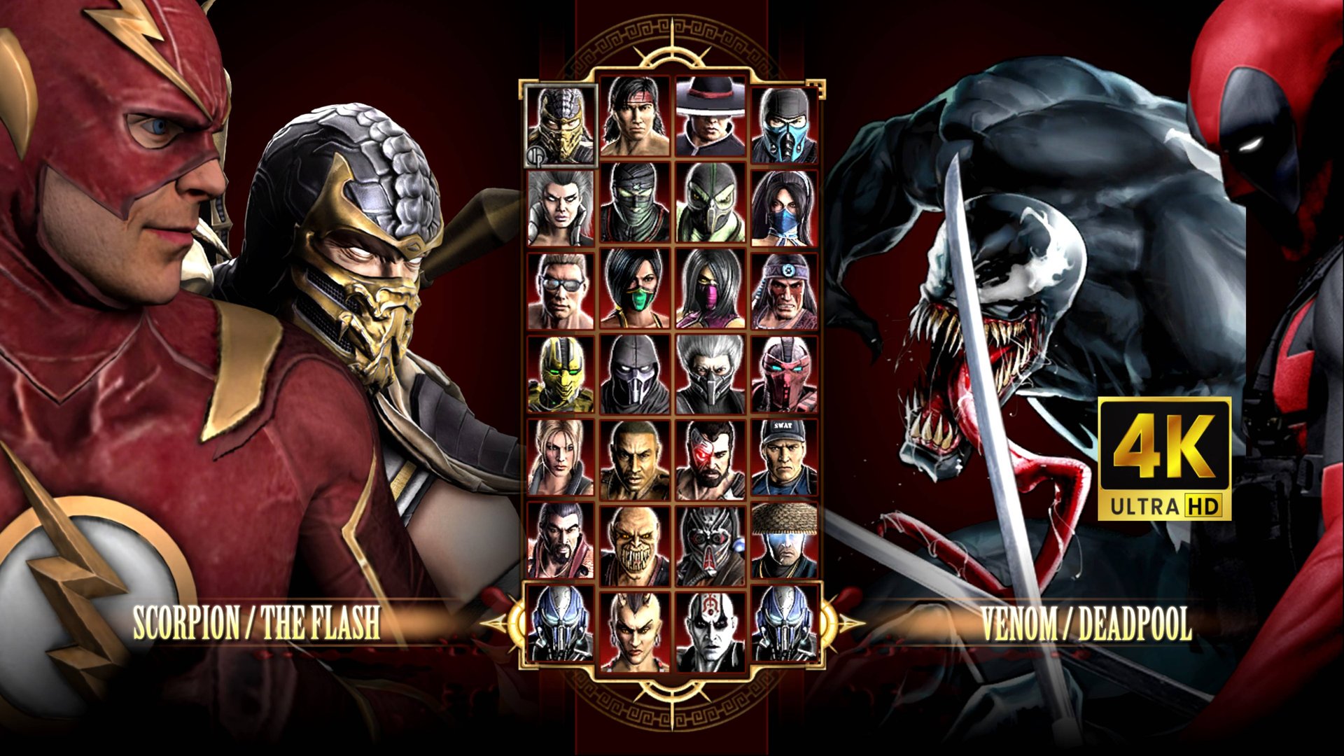 Игра за Reverse Flash & Scorpion Injustice в Mortal Kombat Komplete Edition на PC Expert в 4K смотреть онлайн