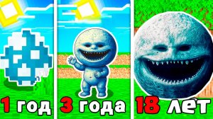 КАК МЕНЯЛАСЬ ЛУНА ПРОСНУЛАСЬ в МАЙНКРАФТ ЭВОЛЮЦИЯ