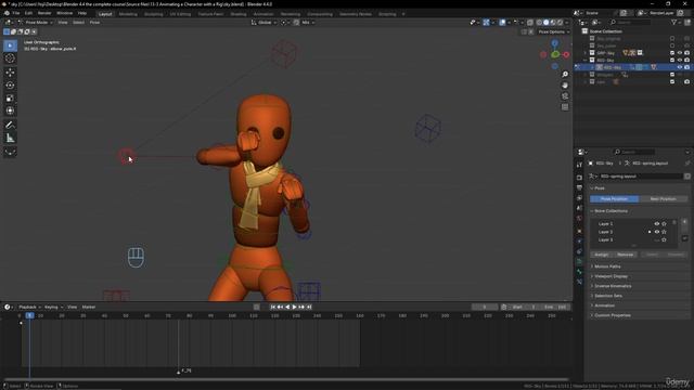 55 - 133 Animating a Character with a Rig смотреть онлайн