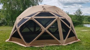 Обзор на Универсальн палатку Yurta 420 Panorama Lux от RUSTRAIL