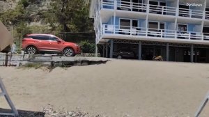 Абхазия Пицунда пляж Лдзаа сегодня 26 июня 2025. Какая погода в Абхазии сейчас, обстановка на море