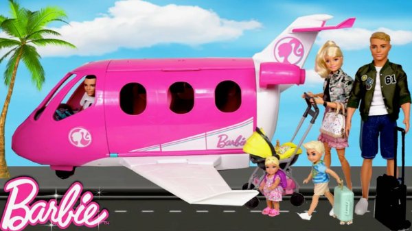 КУКЛЫ БАРБИ ПУТЕШЕСТВИЕ В САМОЛЁТЕ