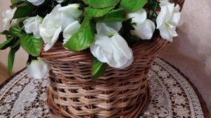 Нарядная КОРЗИНОЧКА (Часть 2) Розга 2-мя из 4-х Ручка на проволоке