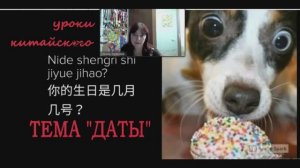 Урок китайского языка с 8-летним мальчиком. Тема _Даты. Когда твой день рождения_