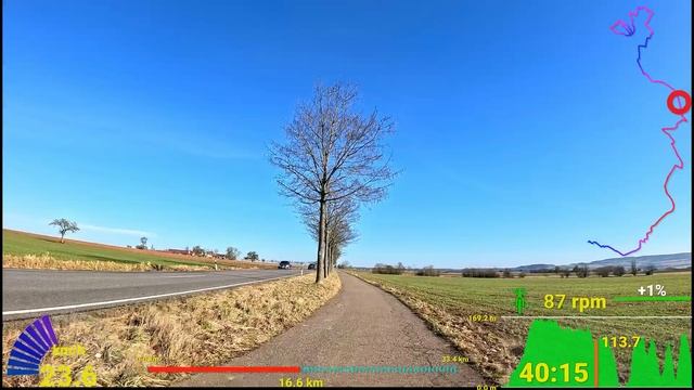 Видео для велотренажёра - Winter Indoor Cycling Fat Burning Workout 4K Telemetry Video