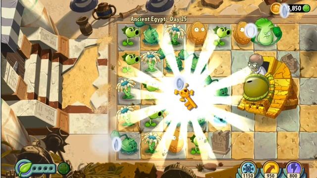 прохождение зомбоса в игре pvz 2 на острове Египта смотреть онлайн