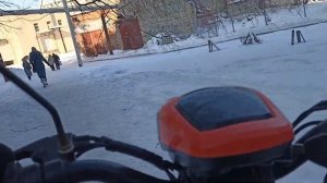 Курьер Яндекс Доставки в Мороз и Солнце Работаем на Kugoo Kirin EC02 Сколько Заработал?