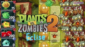 РАЗБИРАЕМСЯ С ТИРОМ И ИДЕМ ДАЛЬШЕ | Plants vs Zombies 2 Eclise [3] хардмод