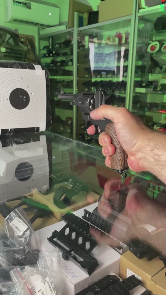 Пневматический револьвер Borner NGT-P пулевой (Black)