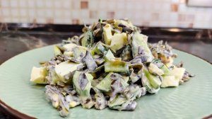 ТРИ ингредиента и САЛАТ готов. Салата с морской капустой. ПП салат.