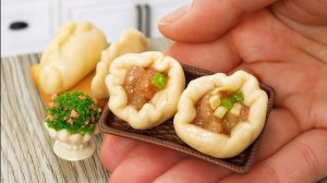ИДЕАЛЬНЫЙ Рецепт Миниатюрных Пельменей на Пару! 🦐 Мини Кухня