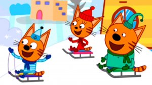 ТРИ КОТА - пазл - Развивающий мультик для детей - Головоломка