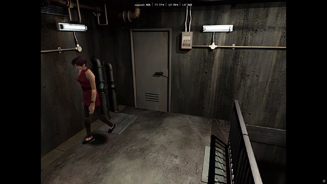 Resident Evil 2 (1998) Леон Подвал и Гараж Встреча с Ада Вонг #4