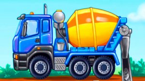 Мультики про большие МАШИНКИ для детей - Строим дом