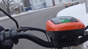 Покоряем Зиму на Электросамокате KUGOO KIRIN EC 02 Выполняем Бонус Работа Курьером в Яндекс еда