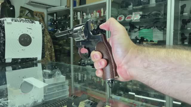 Пневматический револьвер Borner NGT-B (Silver)