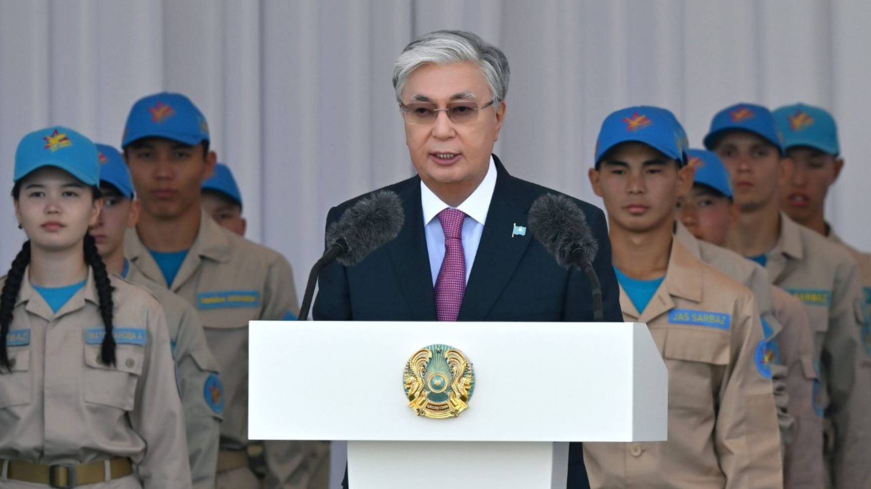 Токаев открыл Международный военно-патриотический сбор молодежи в Казахстане