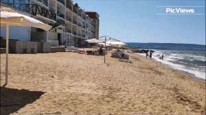 Пляж Золотые пески Феодосия сегодня 26 июня 2025. Черное море. Крым сейчас. Отдых и сезон в Крыму