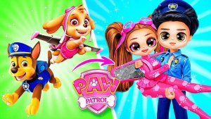 Щенячий патруль: Скай взрослеет! Поделки для кукол ЛОЛ