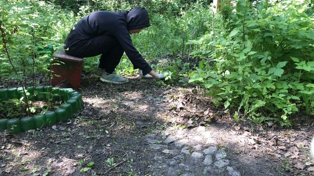 Продолжаю поиски садовых дорожек в зарослях сорняка смотреть онлайн