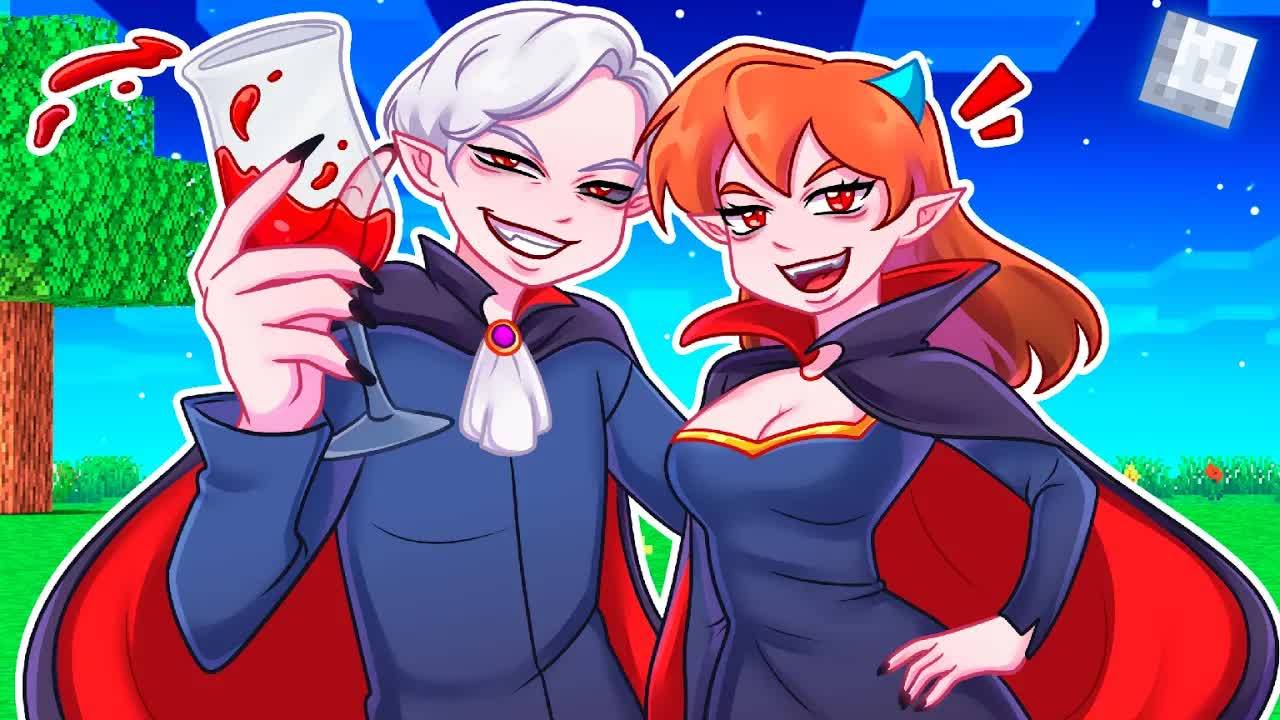 😨 Майнкрафт но Мы Стали СЕМЬЕЙ ВАМПИРОВ! смотреть онлайн