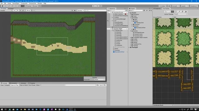 37 - Create A New Field Scene - Unity 2D Game Developer Course Farming Rpg смотреть онлайн