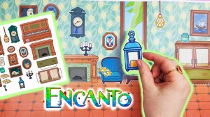 Как сделать Бумажный дом Тока Бока Энканто / Бумажная кукла Тока Бока СХЕМЫ