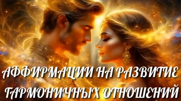 Аффирмации на развитие гармоничных отношений.