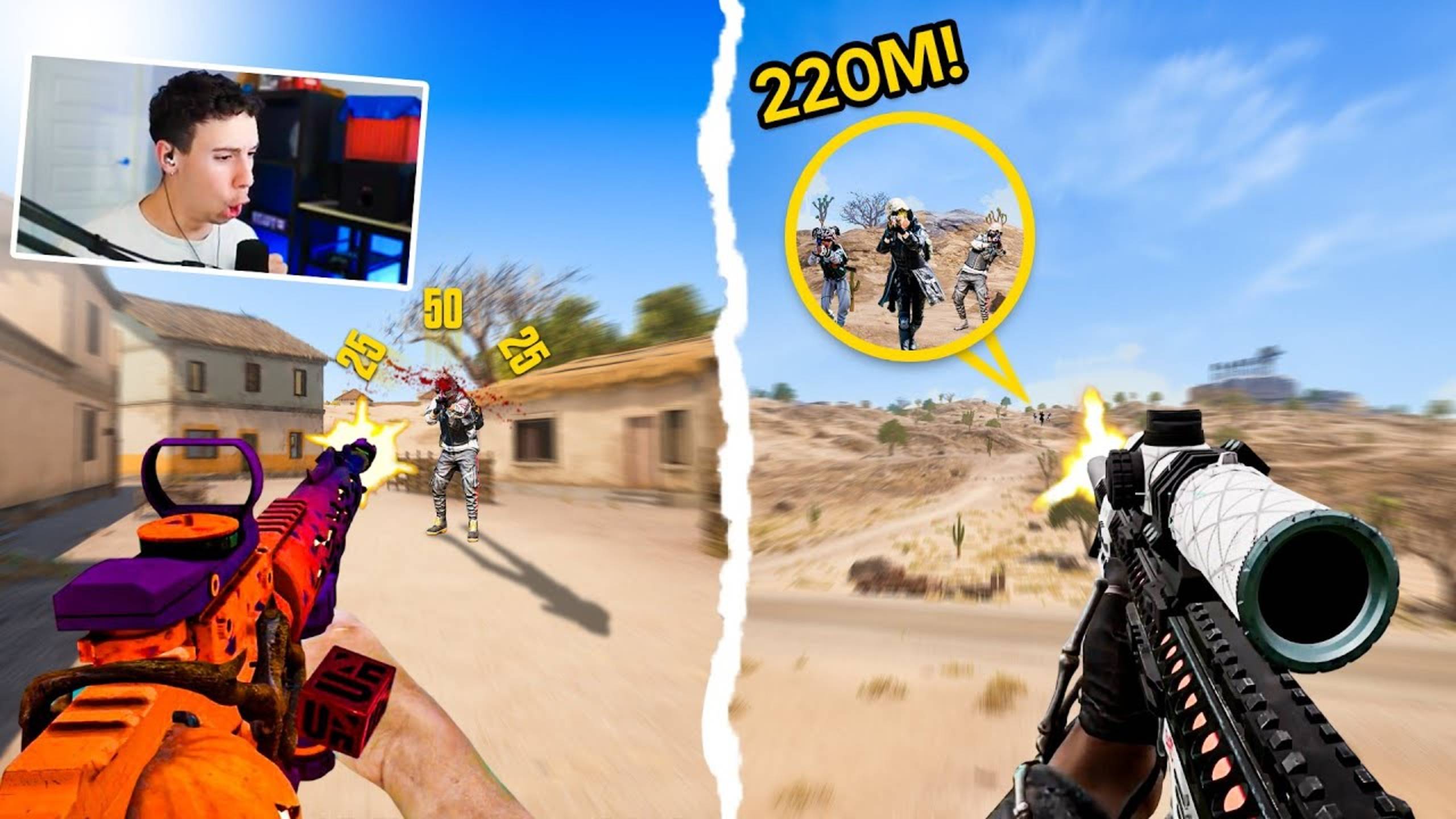 M416 Beams + MK12 Taps ｜ 2250 Damage ｜ 1-MAN-SQUADS (PUBG)