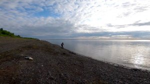 Мы опять на реке, рыбалка на закидушки.