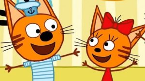 ТРИ КОТА - пазлы - Развивающие мультики для детей