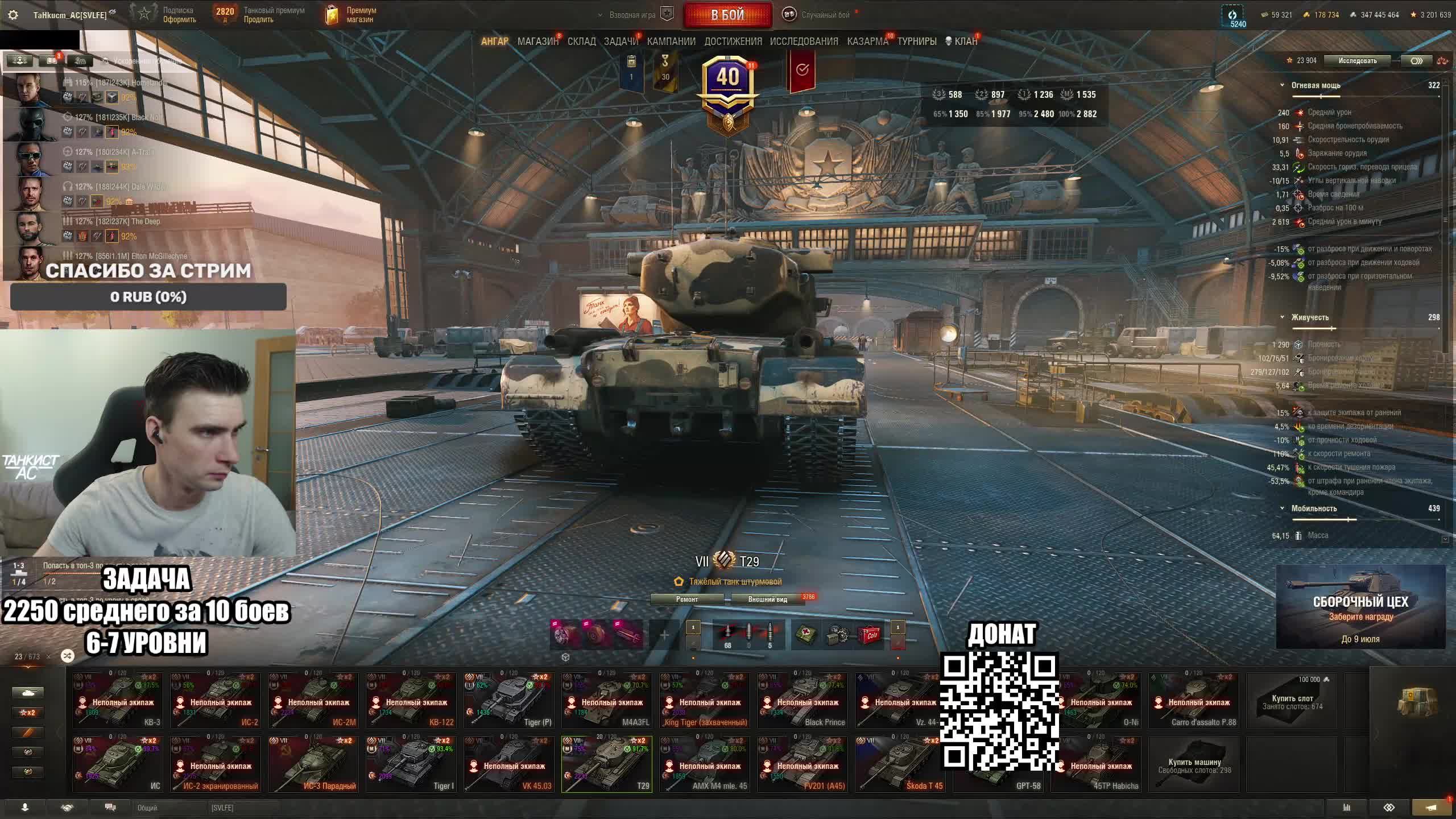 ЛБЗ - Потею в средний урон на Т29 и другие приключения смотреть онлайн