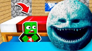 ЛУНА ПРОСНУЛАСЬ и НАПАЛА на МЕНЯ! ПРЯЧУСЬ ПОД КРОВАТЬЮ в МАЙНКРАФТ
