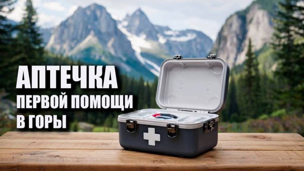 Аптечка первой помощи в горы. Реальная.