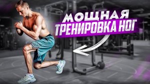 Тренировка ног в тренажерном зале